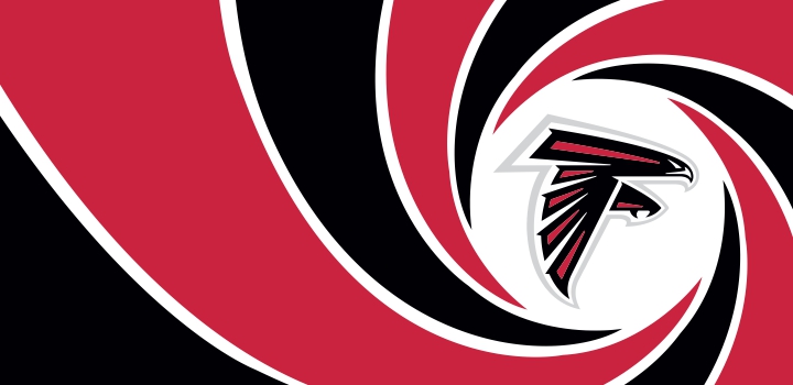 007 Atlanta Falcons logo iron on paper